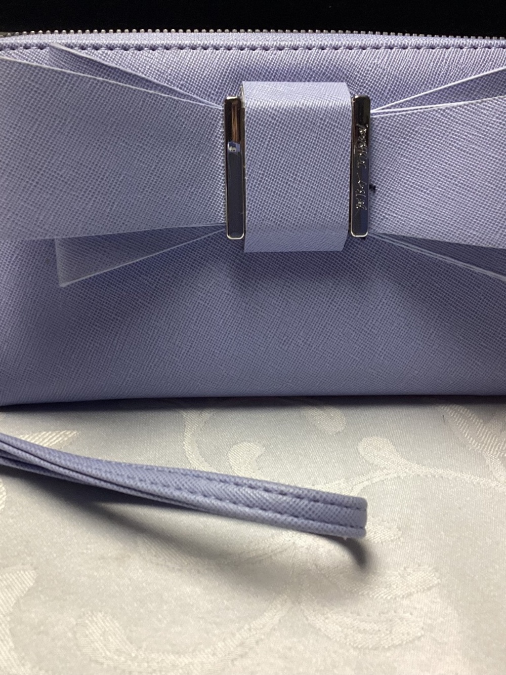 Betsy Johnson Blue Clutch Wallet new
